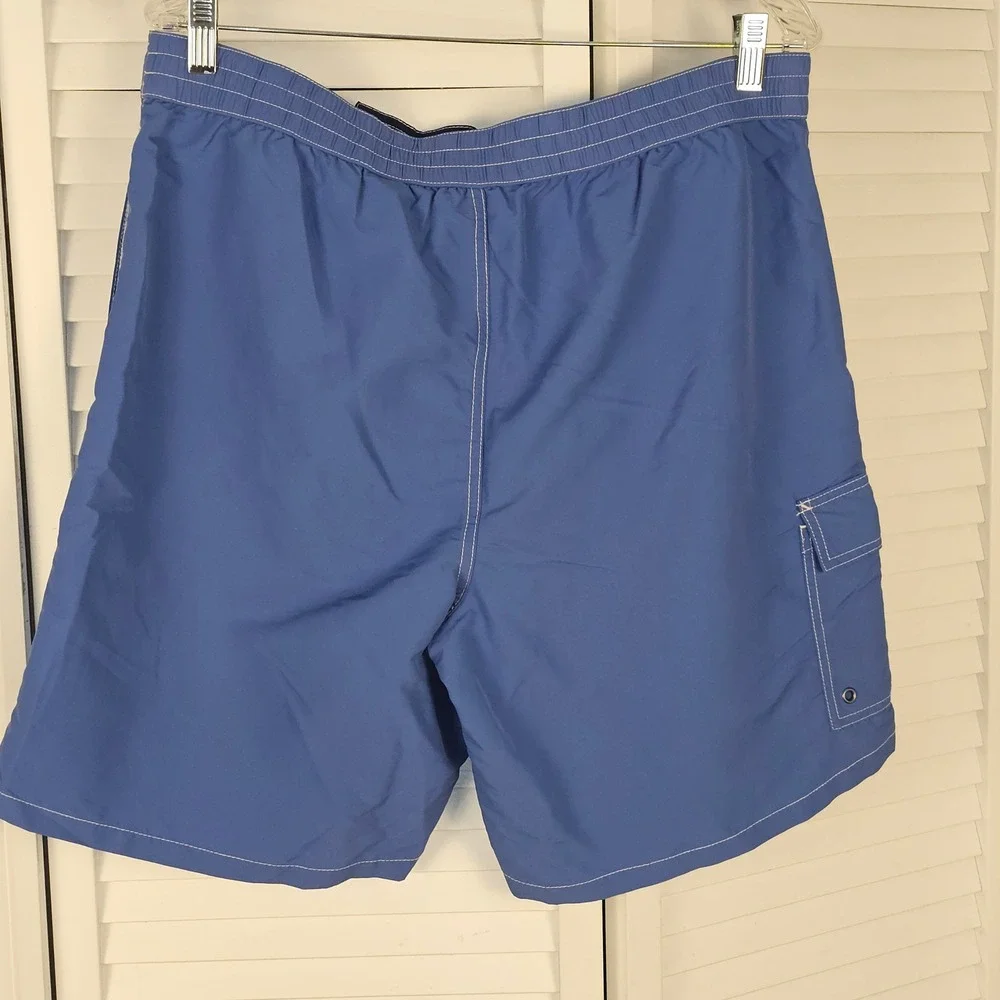 Polo Ralph Lauren Mens Blue Swim Trunks Shorts‎ Large